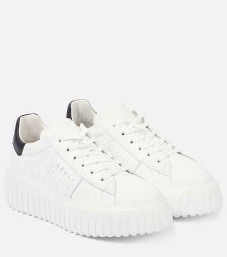 H-Stripes leather platform sneakers - Hogan - Modalova