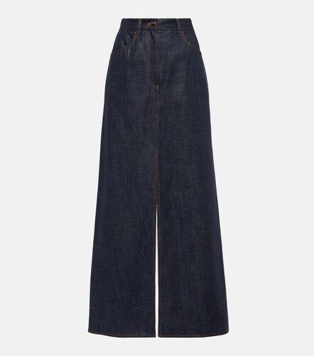 Gonna lunga di jeans - Brunello Cucinelli - Modalova