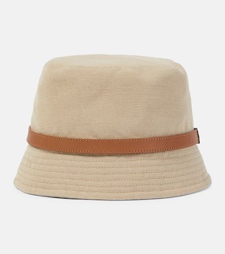 Cappello da pescatore Cassandre in canvas - Saint Laurent - Modalova