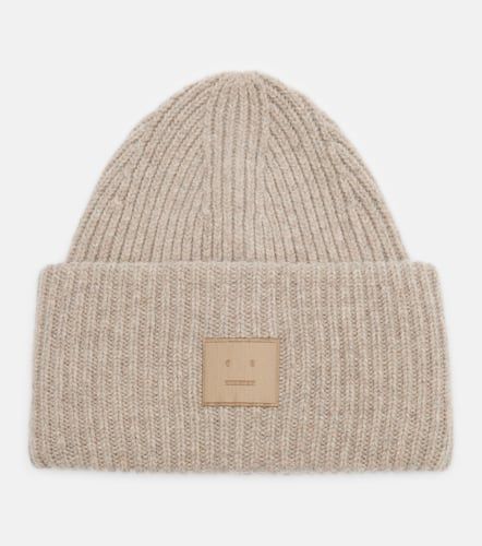 Acne Studios Face wool-blend beanie - Acne Studios - Modalova