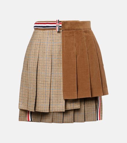 Thom Asymmetric wool miniskirt - Thom Browne - Modalova