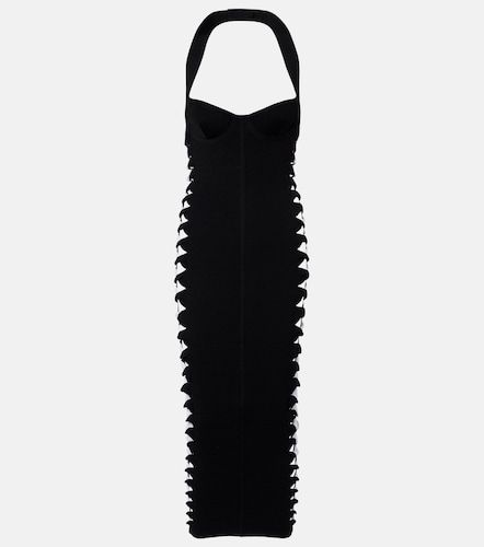 Abito midi in jersey con cut-out - Balmain - Modalova
