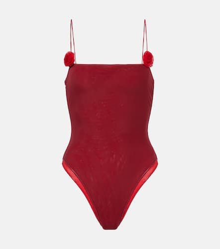 OsÃ©ree Floral-appliquÃ© swimsuit - Oseree - Modalova