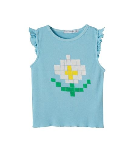 Top Pixel Daisy de algodón con volantes - Bobo Choses - Modalova