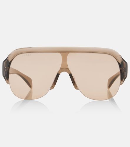 Gafas de sol máscara con logo - Gucci - Modalova