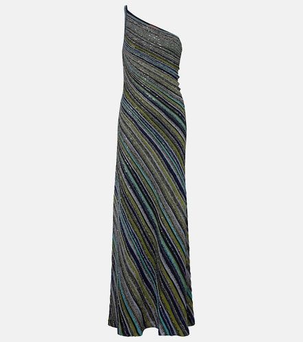 One-Shoulder-Maxikleid aus Lamé mit Pailletten - Missoni - Modalova