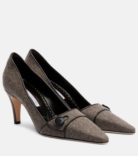 Lulumae 70 herringbone pumps - Manolo Blahnik - Modalova