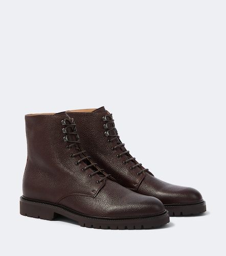 Stivali stringati in pelle - Brunello Cucinelli - Modalova