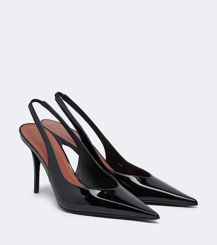 Slingback-Pumps Anok aus Lackleder - Amina Muaddi - Modalova