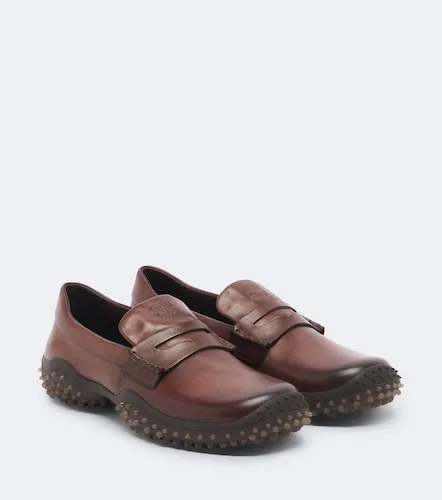 Miu Miu Mocasines de piel - Miu Miu - Modalova