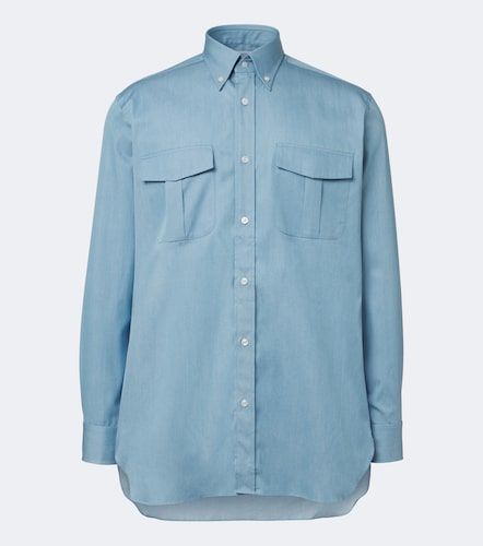 Camicia in chambray di cotone - Charvet - Modalova