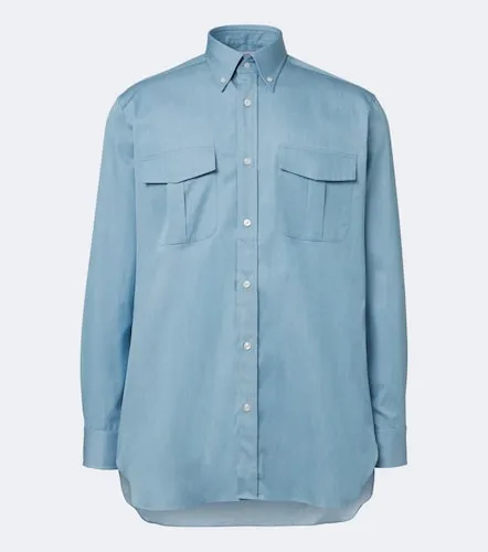 Camisa de chambray de algodón - Charvet - Modalova