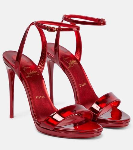 Loubi Queen 120 leather sandals - Christian Louboutin - Modalova