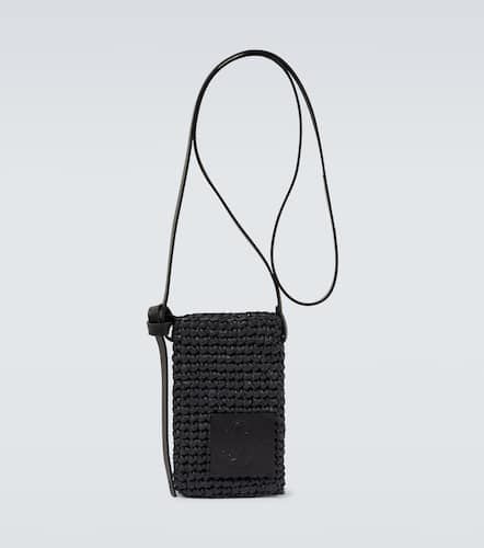 Crochet raffia phone pouch - Jil Sander - Modalova