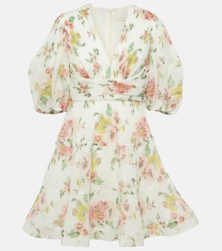 Zimmermann Floral pleated minidress - Zimmermann - Modalova