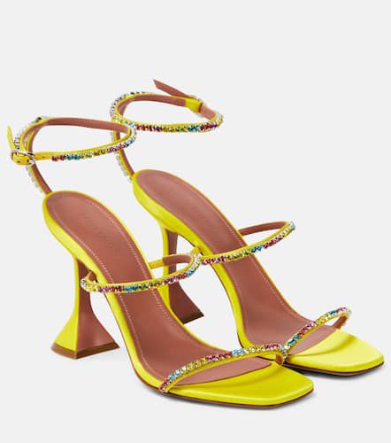 Gilda 95 embellished PVC sandals - Amina Muaddi - Modalova