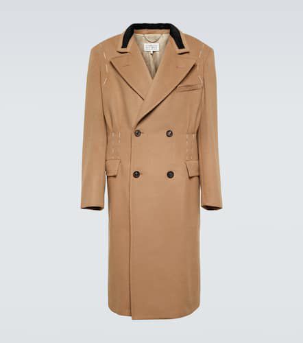 Wool and camel hair overcoat - Maison Margiela - Modalova