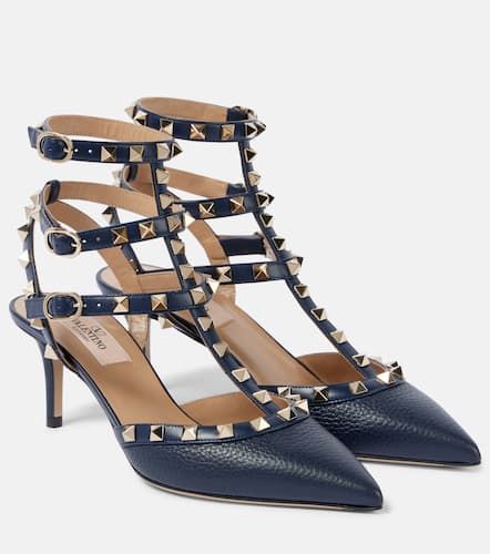 Pumps Rockstud 65 aus Leder - Valentino Garavani - Modalova