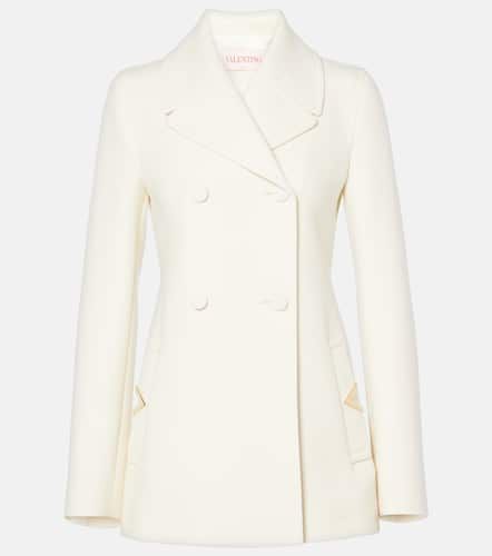 Wool-blend crÃªpe blazer - Valentino - Modalova