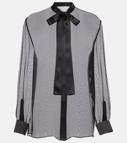 Dolce&Gabbana Tie-neck silk blouse - Dolce&Gabbana - Modalova