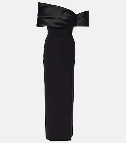 Alexis satin-trimmed maxi dress - Solace London - Modalova