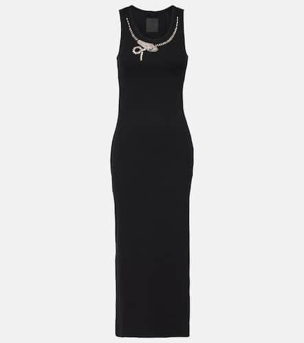 Crystal-embellished cotton jersey maxi dress - Givenchy - Modalova