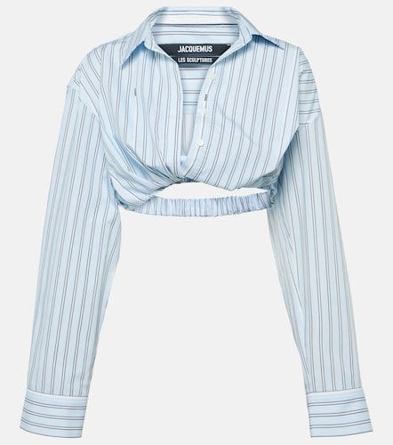Top Bahia Courte de algodón a rayas - Jacquemus - Modalova