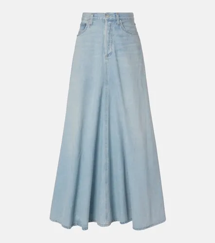 Odin mid-rise denim maxi skirt - Agolde - Modalova
