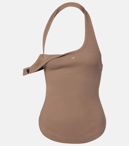 Courrèges Top Undressed 90's in cotone a coste - Courreges - Modalova