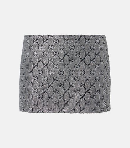 Gucci GG lamÃ© miniskirt - Gucci - Modalova