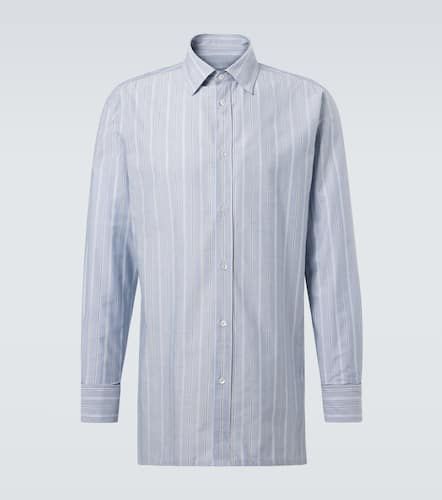 Striped cotton poplin shirt - Maison Margiela - Modalova
