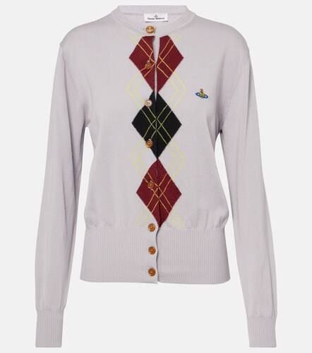 Argyle cotton and wool cardigan - Vivienne Westwood - Modalova