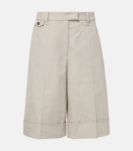 Bermuda in cotone e lino - Brunello Cucinelli - Modalova