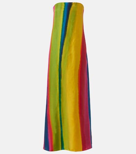 Aura striped silk satin maxi dress - Christopher Esber - Modalova