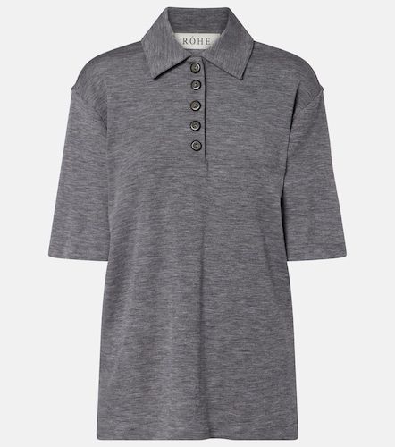 Rohe Wool polo shirt - Rohe - Modalova