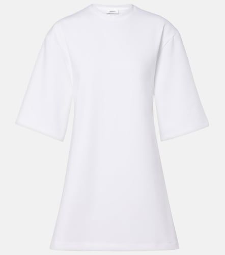 Open-back cotton-blend jersey minidress - Wardrobe.NYC - Modalova