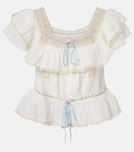 Bestickte Bluse Melisa aus Baumwolle - Rixo - Modalova