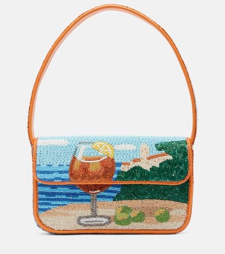 Borsa a spalla Tommy Small con perline - Staud - Modalova