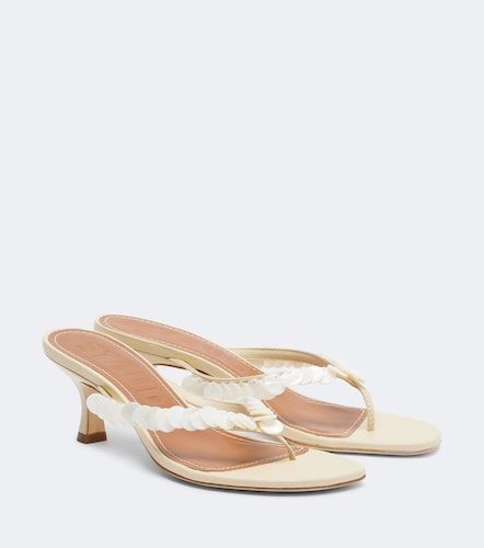 Freja embellished leather thong sandals - Staud - Modalova