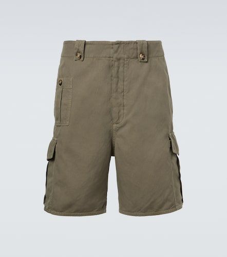 Shorts cargo de algodón y lino - Brunello Cucinelli - Modalova