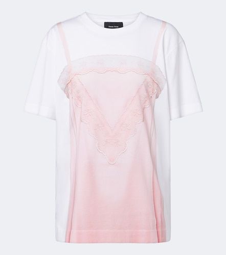 Camiseta Trompe l’œil de jersey de algodón - Simone Rocha - Modalova