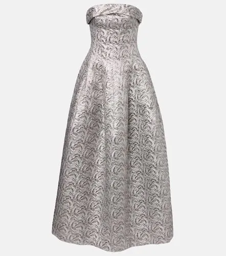 Metallic-effect bustier gown - Simkhai - Modalova