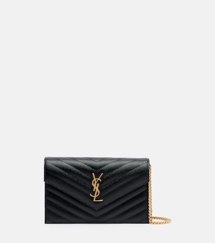 Cartera con cadena Cassandre Envelope Small de piel - Saint Laurent - Modalova