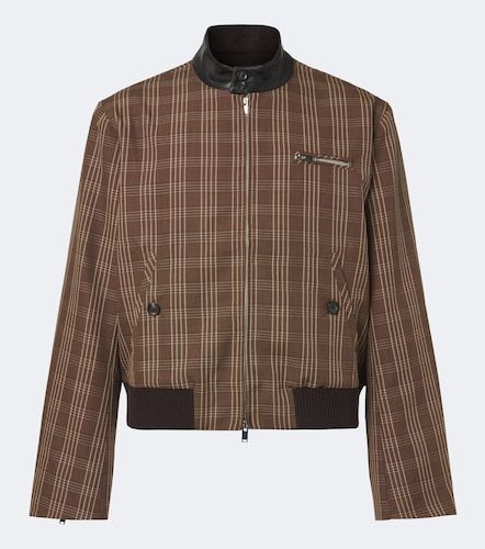 Axis checked virgin wool jacket - Wales Bonner - Modalova
