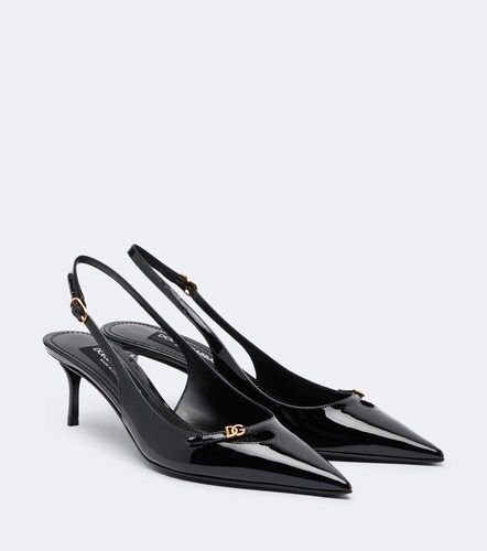Patent leather slingback pumps - Dolce&Gabbana - Modalova