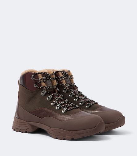 Botas de montaña con borrego - Brunello Cucinelli - Modalova