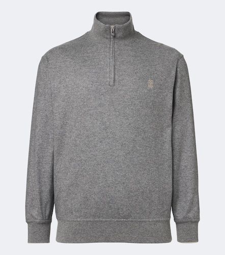 Cashmere half-zip sweater - Brunello Cucinelli - Modalova