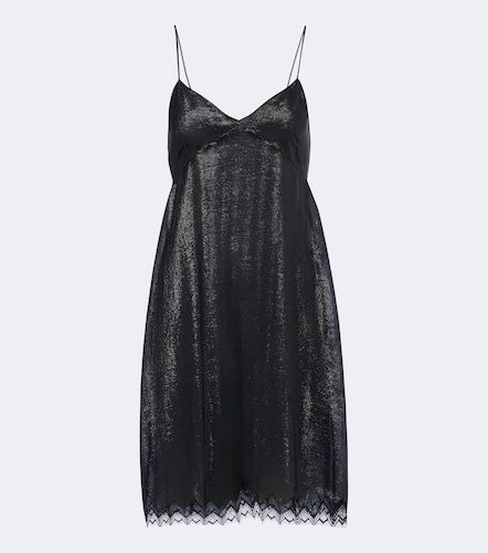 Abito corto in misto seta con pizzo - Tom Ford - Modalova