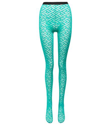 Versace La Greca tights - Versace - Modalova