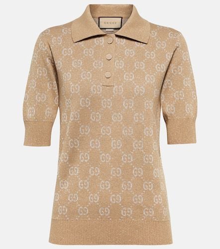 LamÃ© GG jacquard polo shirt - Gucci - Modalova